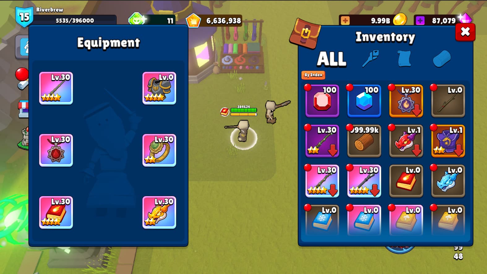 Unlock and upgrade your heroes